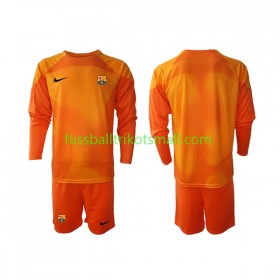 Fußballtrikots FC Barcelona Torwart Kinder 2022-2023 Langarm 3rd trikot kaufen